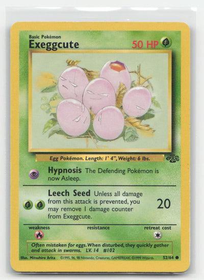 Exeggcute Unlimited Jungle 52/64 C Pokemon HP