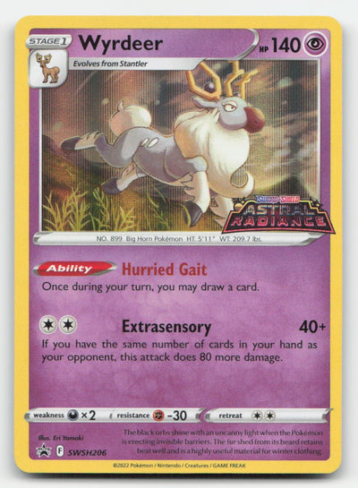 Wyrdeer Holo Sword & Shield Promo SWSH206 P Pokemon LP