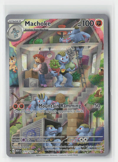 Machoke Holo SV: Scarlet & Violet 151 MEW 177/165 Pokemon TCG