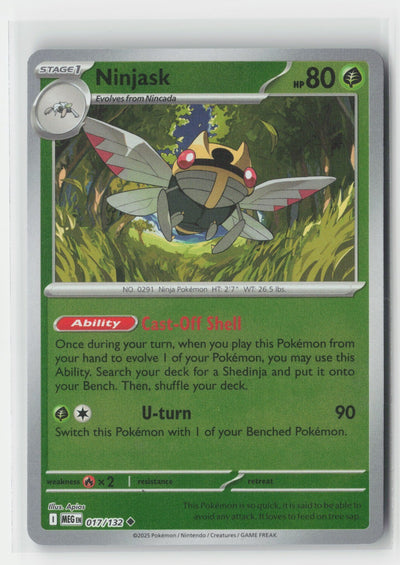 Ninjask - Reverse Holo ME01: Mega Evolution MEG 017/132