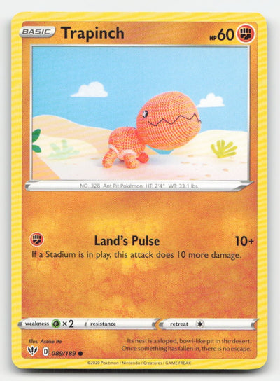 Trapinch Darkness Ablaze 089/189 C Pokemon NM