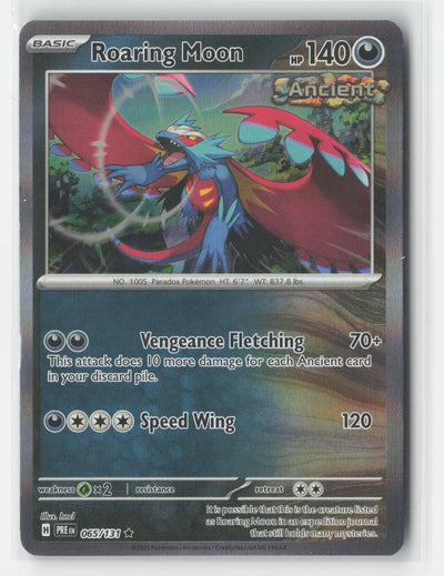 Roaring Moon Holo Temporal Forces 109/162 R Pokemon NM