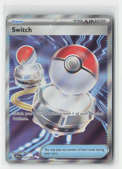 Switch Holo Phantasmal Flames 123/094 Ultra Rare Pokemon NM
