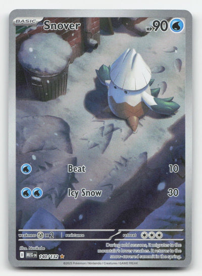 Snover Holo Mega Evolution 140/132 Illustration Rare Pokemon NM