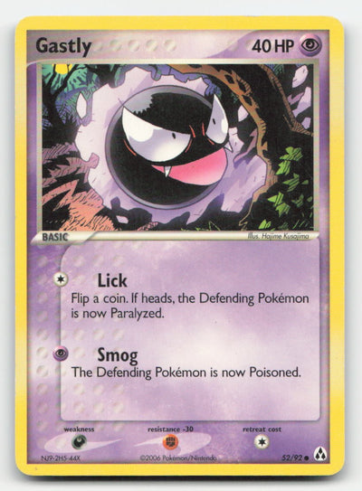 Gastly Legend Maker 52/92 C Pokemon MP