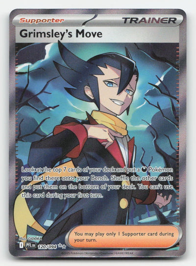Grimsley's Move Holo Phantasmal Flames 120/094 Ultra Rare Pokemon NM