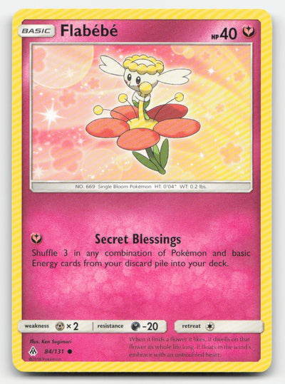 Flabebe Forbidden Light 84/131 C Pokemon NM