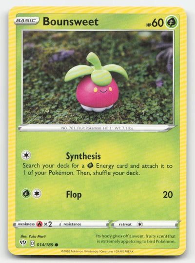 Bounsweet Darkness Ablaze 014/189 C Pokemon MP
