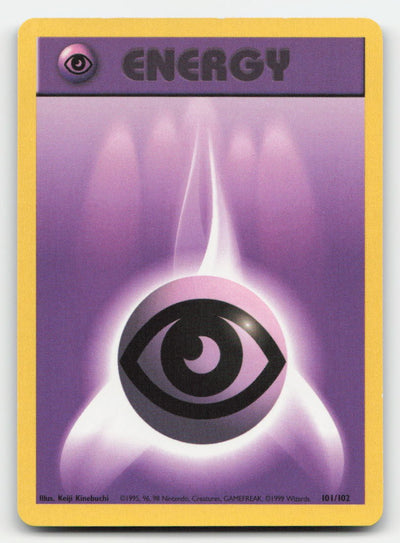 Psychic Energy Base Set Unlimited 101/102 C Pokemon MP