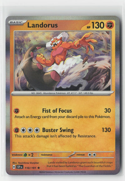 Landorus Holo Surging Sparks 110/191 R Pokemon NM