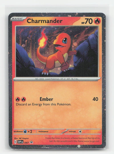 Charmander (Cosmos Holo) Holo Scarlet & Violet Promo 047 P Pokemon NM