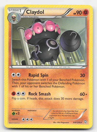 Claydol Dragons Exalted 64/124 R Pokemon MP