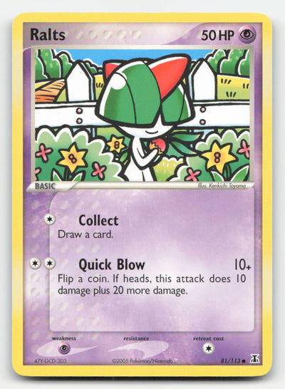 Ralts Delta Species 81/113 C Pokemon NM