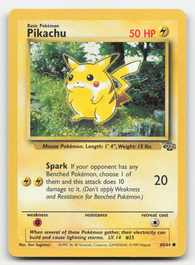 Pikachu Unlimited Jungle 60/64 C Pokemon LP