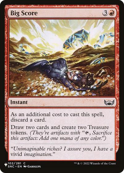 Big Score LIST #102/281 (Near Mint Common) Magic: The Gathering: The List Reprints