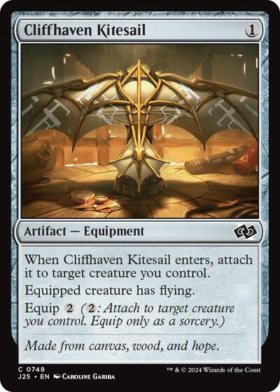 Cliffhaven Kitesail J25 #748 (Near Mint Common) Magic: The Gathering: Foundations Jumpstart