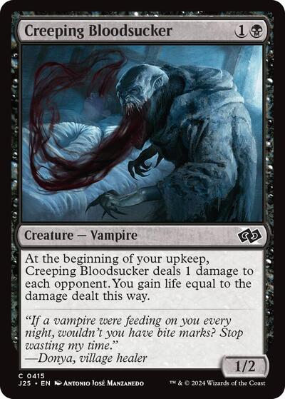 Creeping Bloodsucker J25 #415 (Near Mint Common) Magic: The Gathering: Foundations Jumpstart