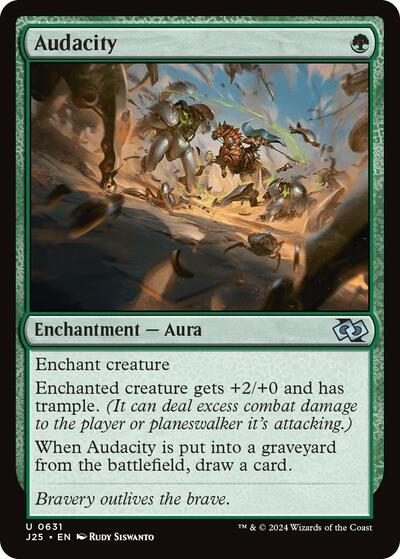 Audacity J25 #631 (Near Mint Uncommon) Magic: The Gathering: Foundations Jumpstart
