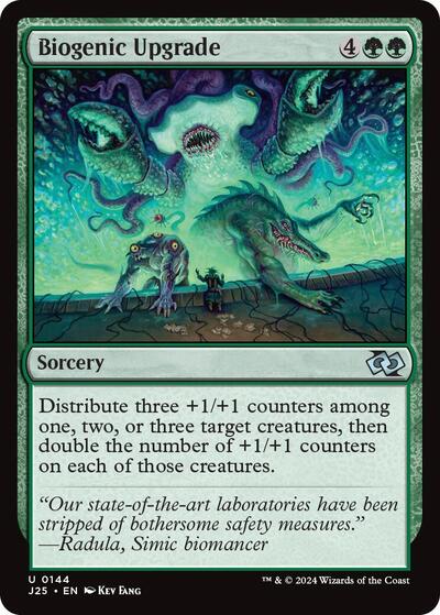 Biogenic Upgrade J25 #144 (Near Mint Uncommon) Magic: The Gathering: Foundations Jumpstart