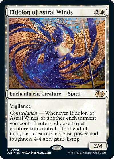 Eidolon of Astral Winds J25 #2 (Near Mint Rare) Magic: The Gathering: Foundations Jumpstart