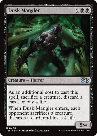 Dusk Mangler J25 #430 (Near Mint Uncommon) Magic: The Gathering: Foundations Jumpstart