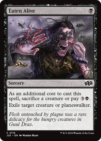 Eaten Alive J25 #116 (Near Mint Common) Magic: The Gathering: Foundations Jumpstart