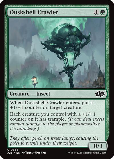Duskshell Crawler J25 #653 (Near Mint Common) Magic: The Gathering: Foundations Jumpstart