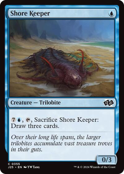 Shore Keeper J25 #355 (Near Mint Common) Magic: The Gathering: Foundations Jumpstart