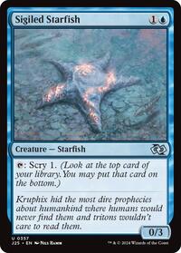 Sigiled Starfish J25 #357 (Near Mint Uncommon) Magic: The Gathering: Foundations Jumpstart