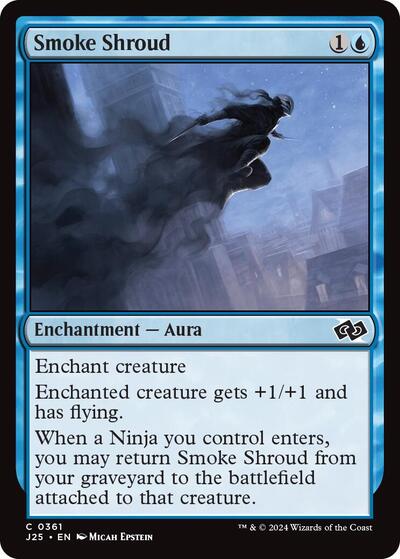 Smoke Shroud J25 #361 (Near Mint Common) Magic: The Gathering: Foundations Jumpstart