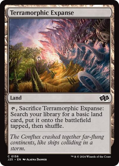 Terramorphic Expanse J25 #156 (Near Mint Common) Magic: The Gathering: Foundations Jumpstart