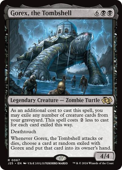 Gorex the Tombshell Anime J25 #67 (Near Mint Rare) Magic: The Gathering: Foundations Jumpstart