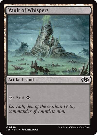 Vault of Whispers J25 #780 (Near Mint Common) Magic: The Gathering: Foundations Jumpstart
