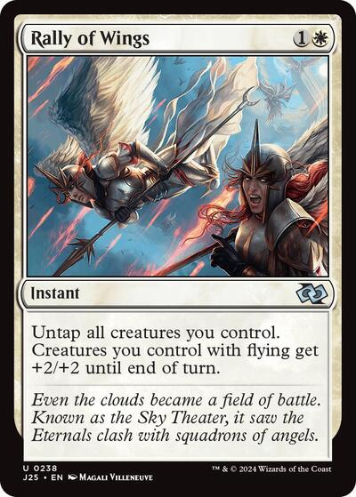 Rally of Wings J25 #238 (Near Mint Uncommon) Magic: The Gathering: Foundations Jumpstart
