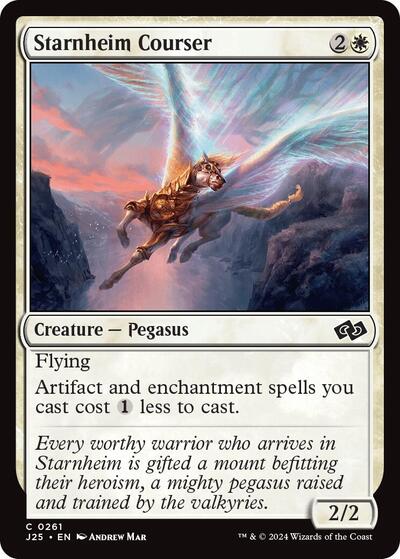 Starnheim Courser J25 #261 (Near Mint Common) Magic: The Gathering: Foundations Jumpstart