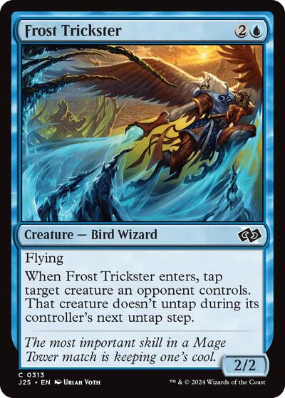 Frost Trickster J25 #313 (Near Mint Common) Magic: The Gathering: Foundations Jumpstart