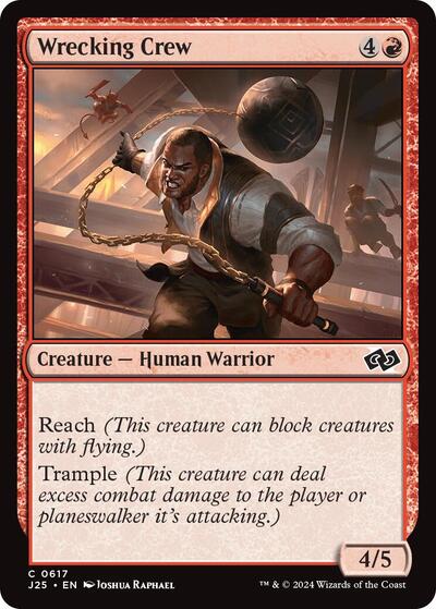 Wrecking Crew J25 #617 (Near Mint Common) Magic: The Gathering: Foundations Jumpstart