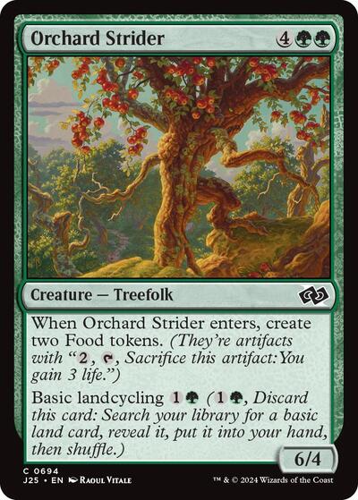 Orchard Strider J25 #694 (Near Mint Common) Magic: The Gathering: Foundations Jumpstart