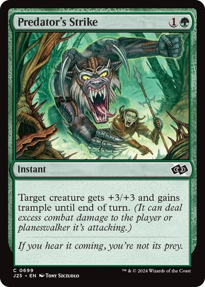 Predators Strike J25 #699 (Near Mint Common) Magic: The Gathering: Foundations Jumpstart