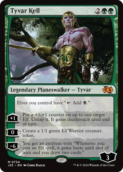 Tyvar Kell J25 #734 (Near Mint Mythic Rare) Magic: The Gathering: Foundations Jumpstart