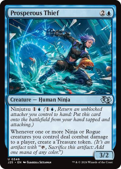 Prosperous Thief J25 #346 (Near Mint Uncommon) Magic: The Gathering: Foundations Jumpstart