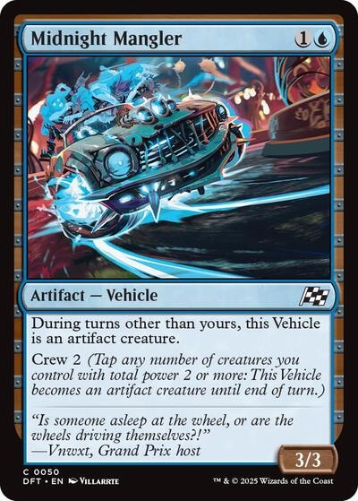 Midnight Mangler Aetherdrift DFT #50 (Common) Magic: The Gathering: