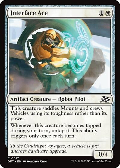 Interface Ace Aetherdrift DFT #17 (Common) Magic: The Gathering: