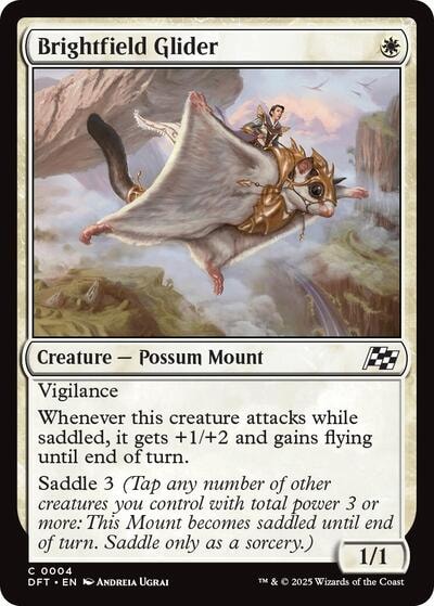 Brightfield Glider DFT #4 (Near Mint Common) Magic: The Gathering: Aetherdrift