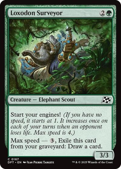 Loxodon Surveyor DFT #167 (Near Mint Common) Magic: The Gathering: Aetherdrift
