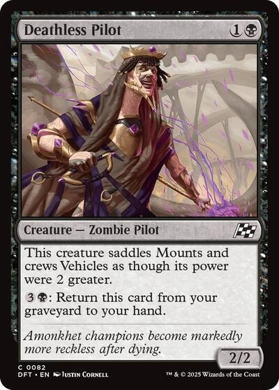 Deathless Pilot DFT #82 (Near Mint Common) Magic: The Gathering: Aetherdrift