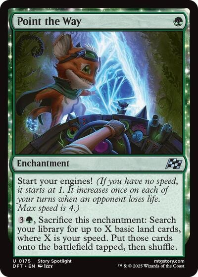 Point the Way DFT #175 (Near Mint Uncommon) Magic: The Gathering: Aetherdrift