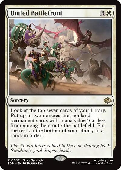 United Battlefront TDM #32 (Near Mint Rare) Magic: The Gathering: Tarkir: Dragonstorm