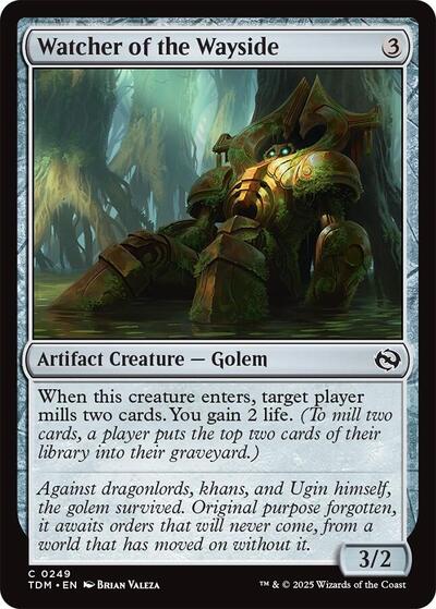 Watcher of the Wayside TDM #249 (Near Mint Common) Magic: The Gathering: Tarkir: Dragonstorm