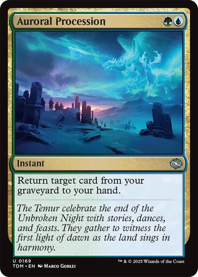 Auroral Procession TDM #169 (Near Mint Uncommon) Magic: The Gathering: Tarkir: Dragonstorm